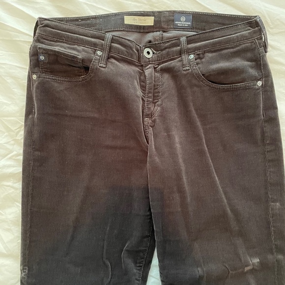grey AG corduroy skinny/straight jeans size 30 - Picture 4 of 4